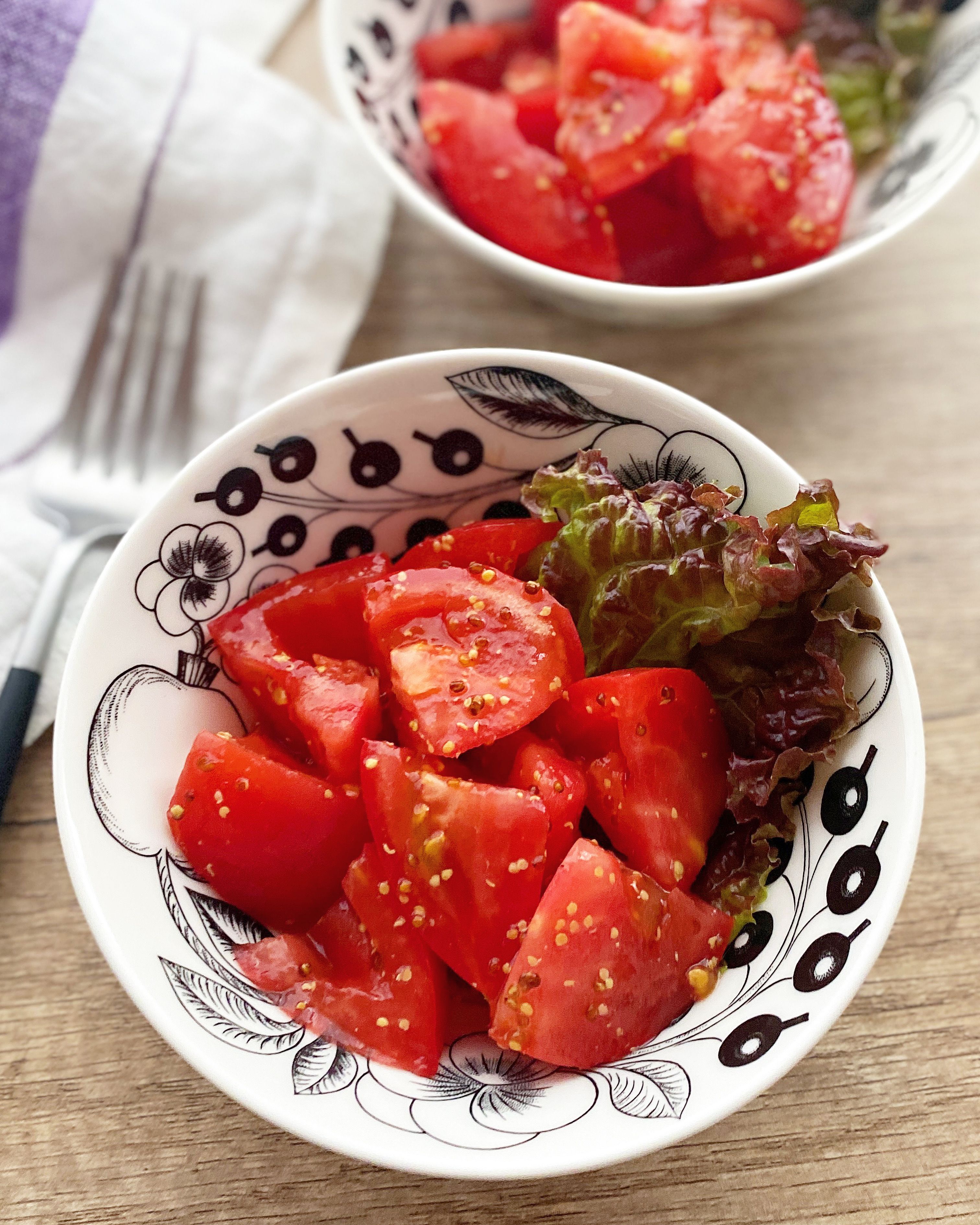 トマトサラダ】さっぱり！すっきり！ノンオイルドレッシングで