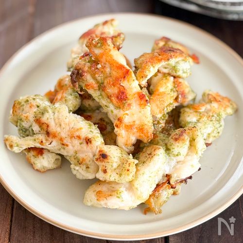 【ささみで作る、のり塩チキン】簡単、節約、手軽でヘルシー♪