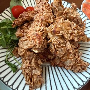 コタの作ってみた!投稿(ビニール袋で楽チン！ザクザク食感＊ササミでクリスピーチキン)