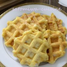 ふんわり美味しい【里芋の米粉ワッフル】朝食にも！