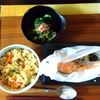 チョロリスの作ってみた!投稿(【鮭の包み蒸し＆五目炊き込み】炊飯器で２品同時調理♡放置で◎)