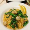 【ホタテと菜の花のわさびバター醤油パスタ】白ワインに合う♡