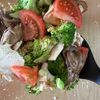 ごま香る♪ブロッコリーとまいたけの豆腐サラダの工程5