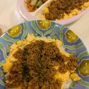 はちわれの作ってみた!投稿(【チーたまカレーそぼろご飯】包丁不要♡５分で絶品♬ランチにも)