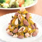おうちクリスマス♪簡単！かぼちゃのツリーサラダ