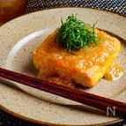 冷たいものばかりはちょっと..そんな時に【厚揚げの梅みぞれ】