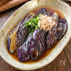 【レンジで5分！爆速！なすの煮浸し】作り置きにも◎