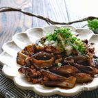 なすとひき肉のオイぽんマヨ炒め