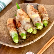 【オクラの肉巻きチーズ】ボリューム満点！