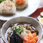 紫蘇入り豆腐ハンバーグのおろし煮