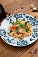ハモとトマトのうまみ「ハモとトマトのさっぱり釜飯」