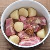 スペアリブとじゃがいものこってり味噌煮の工程2