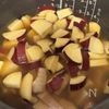 さつまいもとベーコンの炊き込みご飯の工程4
