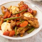 【鶏手羽元と野菜のカレー照り焼き】子供から大人までやみつき！