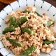 『豚肉とおくらのスタミナごまだれ和え』