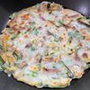 しょうこの作ってみた!投稿(カリっ＆もっちり【豚ニラの米粉チヂミ】お弁当にも！簡単旨い☆)
