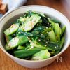 『オクラと小松菜のうま塩ナムル』材料2つ!お手軽副菜☆