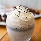 混ぜるだけ！黒ごまラテ