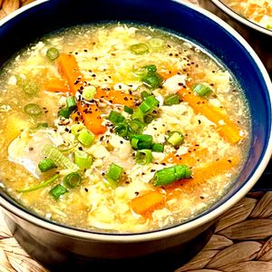 michuの作ってみた!投稿(【にんじんとしめじのふわ玉中華スープ】とろとろ〜♡)