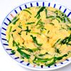 まゆの作ってみた!投稿(ニラとえのきの卵とじ♩麺つゆで簡単！5分でできるお手軽おかず)