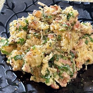 楽ラク手抜キッチン🐶🐾の作ってみた!投稿(【新生姜とベーコンのデリ風ポテトサラダ】おつまみにもピッタリ)