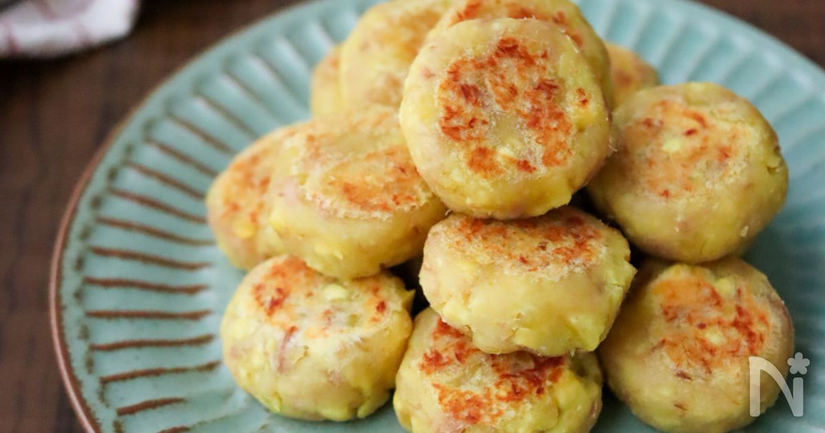 簡単ツナとさつまいものおやき♪冷凍OK!こどもの弁当おやつに