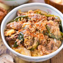 【甘辛牛すきたまご丼】ご飯が進む！満足丼♡