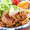 【きのこの和風おろしハンバーグ】ワンパン♪一緒に蒸し焼きで♡の工程5