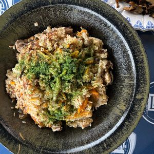 Memento-MORIの作ってみた!投稿(ひき肉で作る！豚肉ときのこの炊き込みごはん)