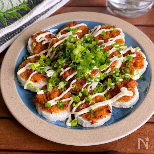 のっけてトースターで焼くだけ♪「長芋のツナ味噌焼き」