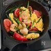 【海老とトマトの中華風ニラたま炒め】やみつき！簡単おかず！の工程5