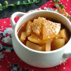 レンジで簡単☆5分で作れるヤンニョム大根。