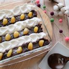 あずきを使って重ねて冷やすだけ！和風スコップケーキ