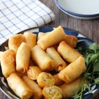 ひと口サイズの味付き春巻き！ポテトエッグのミニ春巻き
