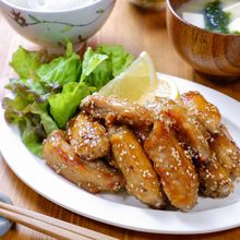 揚げずに絶品おかず♡『手羽中の甘酢ごまから』下味冷凍可◎