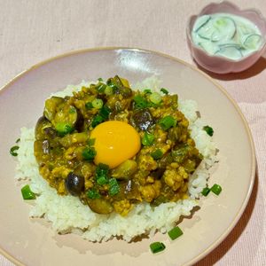 すみの作ってみた!投稿(簡単コク深！なすとひき肉のキーマカレー)