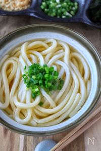 うどん県(香川県)民がおうちで作る、シンプル『かけうどん』