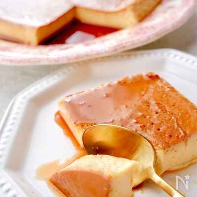 夢の大きなプリン♪みんな大好き喫茶店風固めプリンをお家で♡