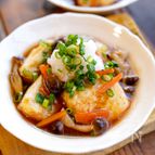 【揚出し豆腐の野菜あんかけ】揚げないヘルシー☆ほっこり副菜♪