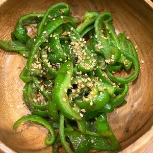 surgの作ってみた!投稿(【無限☆旨だしピーマンごま油炒め】簡単!やみつきおかず♪)