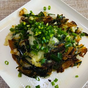 puricoの作ってみた!投稿(【にらと新玉ねぎのカリカリチヂミ】外カリ中もち食感😍)
