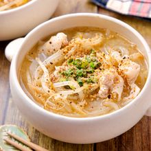 【ねぎ豚もやしの味噌スープ】コスパ抜群！大満足スープ♡