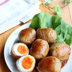 家族が喜ぶ♡半熟卵の肉巻き照り焼き