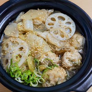 まゆのの作ってみた!投稿(【これ1品でOKおかずスープ】白菜とれんこん団子おかずスープ)