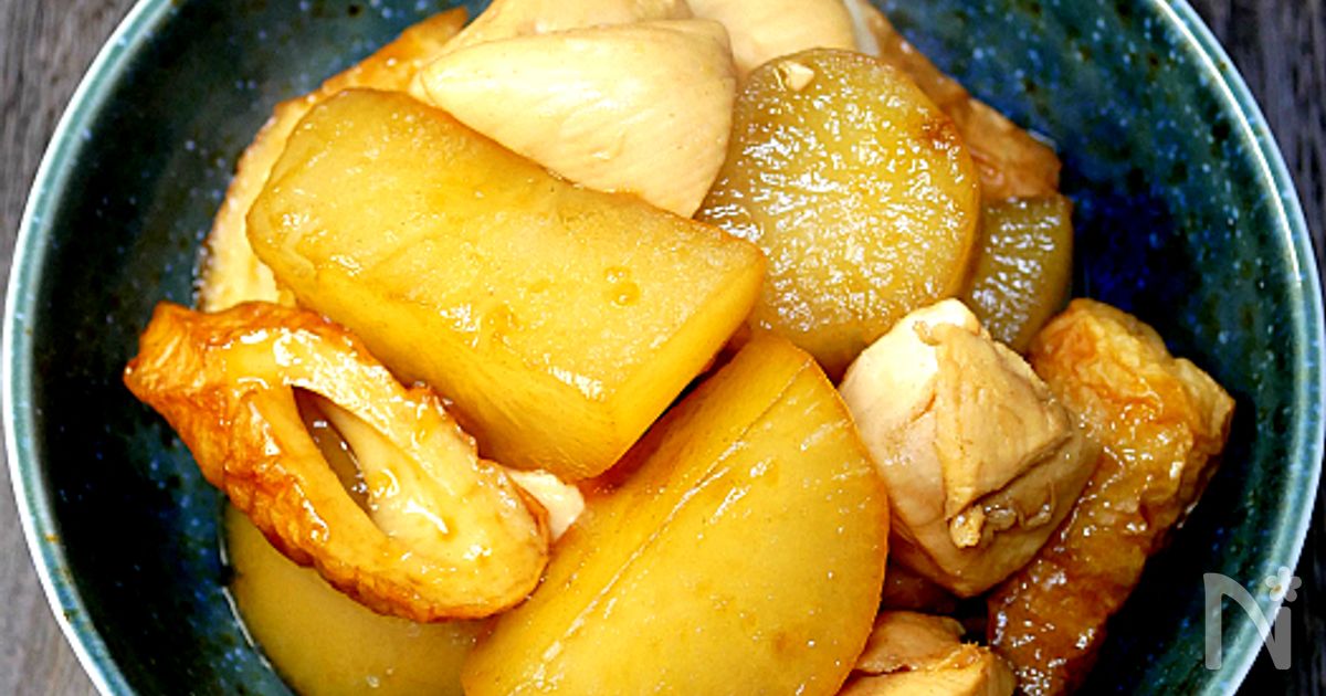 大根とささみ肉の炒め煮