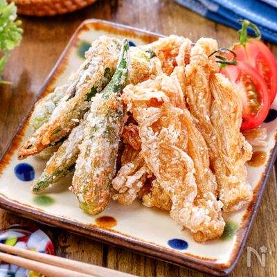 【カリカリえのきとおくらの唐揚げ】うんまッ！節約おつまみ♡