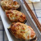 魚焼きグリルで簡単ツナとナスのはさみチーズ焼き♪