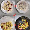 ふわモチさつまいも蒸しパン│卵なし&米粉入り!蒸し器不要!の工程1