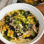 【豚肉わかめラーメン】おうちで作る自信作♪