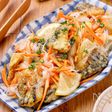 【鯖のエスカベッシュ】カレー&レモンが香る洋風南蛮漬け♪
